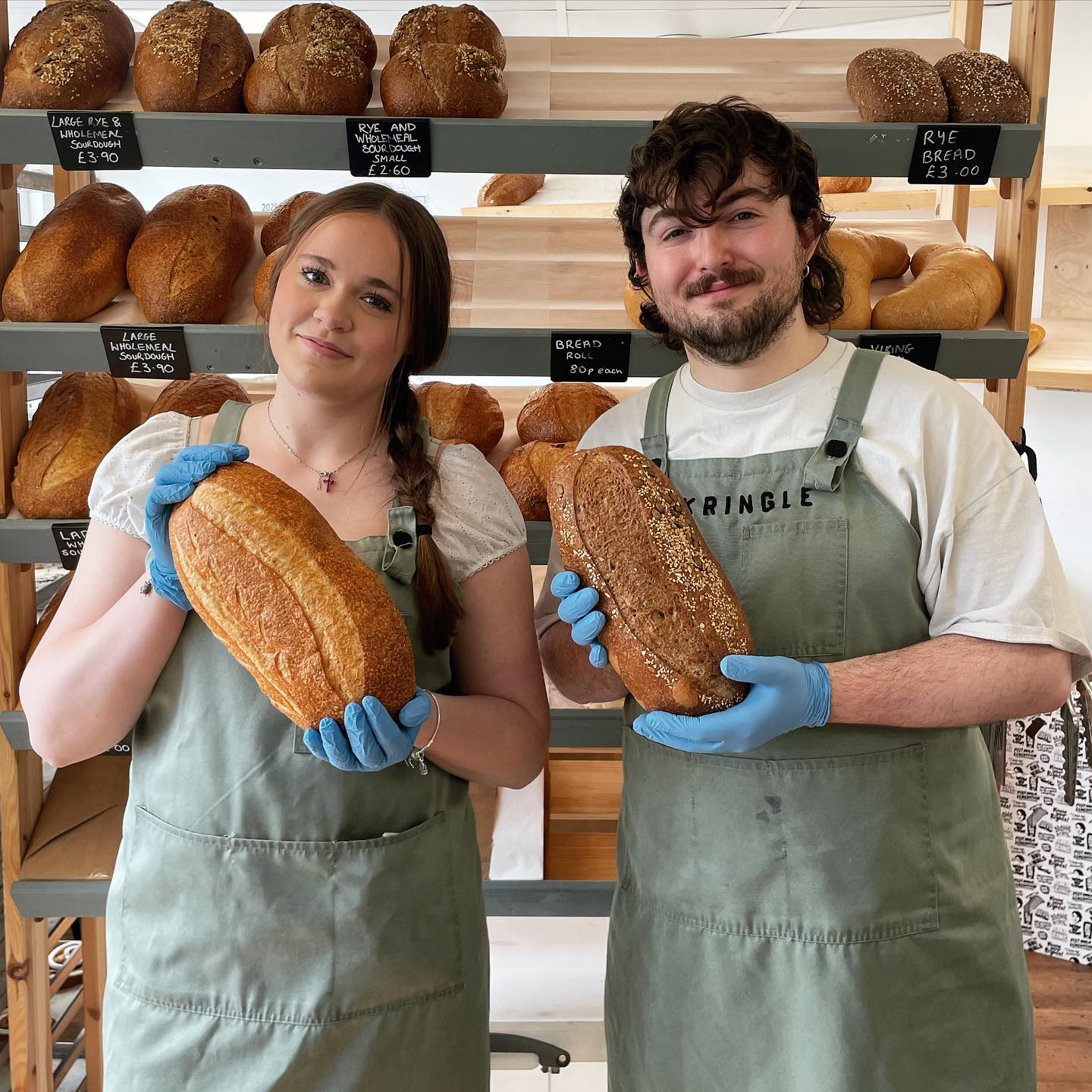 Fresh bread, pastries 